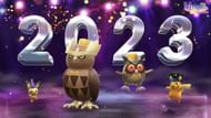 Official artwork for Pokemon GO's 2023 New Year event (Image via Niantic)